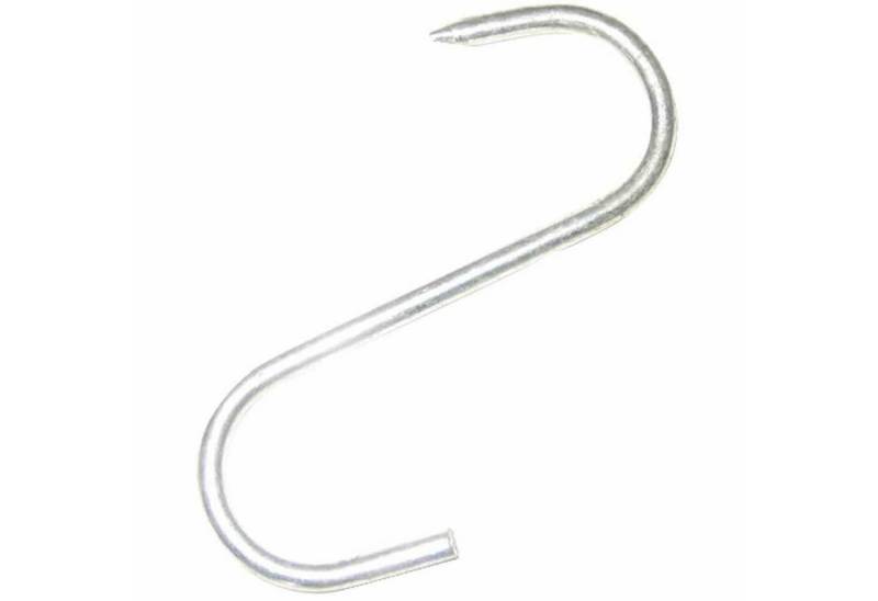 LÜSEBRINK S-Haken Fleischhaken Art. 85/120 mm verzinnt, Paket a 10 Stück von LÜSEBRINK