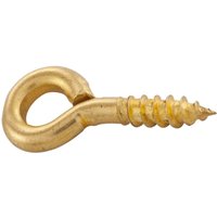 Lüsebrink - Ringschrauben mit Holzgewinde Wandhaken 5x12 mm Ösenschrauben Stahl vermessingt Lüsebrink - Ringschrauben mit Holzgewinde Wandhaken 5x12 mm Ösenschrauben Stahl vermessingt von LÜSEBRINK