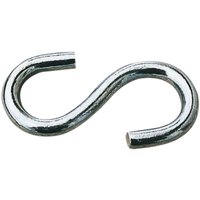 S-Haken 8x80 mm Hängehaken / Kleiderhaken Belastbar bis 30kg Stahl verzinkt von LÜSEBRINK