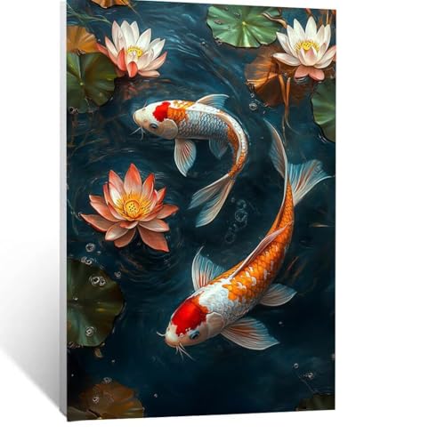 Fisch Malen Nach Zahlen Erwachsene, Malen nach Zahlen auf Leinwand mit Pinsel und Acrylfarben 100 x 150 CM DIY Basteln Erwachsene Leinwand Bilder Blume für Wanddeko Wohnzimmer Geschenke LSJ-7502 Fisch Malen Nach Zahlen Erwachsene, Malen nach Zahlen auf Leinwand mit Pinsel und Acrylfarben 100 x 150 CM DIY Basteln Erwachsene Leinwand Bilder Blume für Wanddeko Wohnzimmer Geschenke LSJ-7502 von LUESSJAO