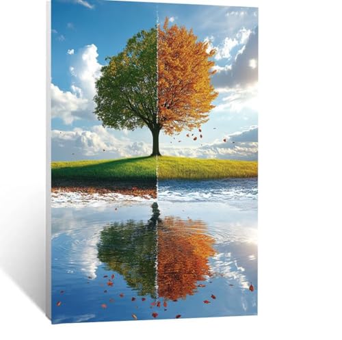 Malen Nach Zahlen Erwachsene Baum Malen Nach Zahlen Kinder Landschaft mit Pinsel und Wasserdicht Leinwand Acrylfarben Set, Diy Set Erwachsene Bilder 100x150CM für Zimmer Deko Geschenke LSJ-6765 Malen Nach Zahlen Erwachsene Baum Malen Nach Zahlen Kinder Landschaft mit Pinsel und Wasserdicht Leinwand Acrylfarben Set, Diy Set Erwachsene Bilder 100x150CM für Zimmer Deko Geschenke LSJ-6765 von LUESSJAO