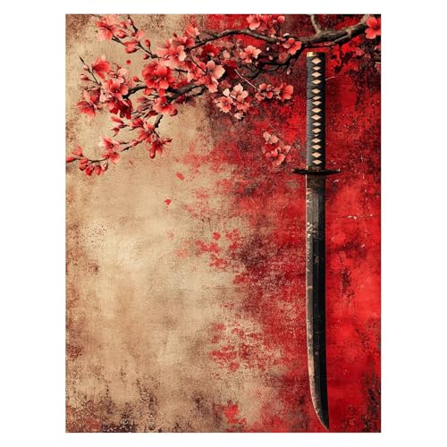 Malen Nach Zahlen Erwachsene Japan Malen Nach Zahlen Kinder Katana mit Pinsel und Wasserdicht Leinwand Acrylfarben Set, Diy Set Erwachsene Bilder 100 x 135CM für Deko Wohnzimmer Geschenke LSJ-6986 Malen Nach Zahlen Erwachsene Japan Malen Nach Zahlen Kinder Katana mit Pinsel und Wasserdicht Leinwand Acrylfarben Set, Diy Set Erwachsene Bilder 100 x 135CM für Deko Wohnzimmer Geschenke LSJ-6986 von LUESSJAO