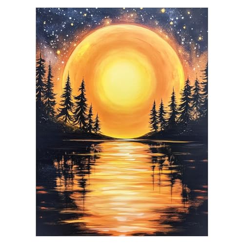 Malen Nach Zahlen Erwachsene Landschaft Malen Nach Zahlen Kinder Traum mit Pinsel und Wasserdicht Leinwand Acrylfarben Set, Diy Set Erwachsene Bilder 40 x 55CM für Deko Wohnzimmer Geschenke LSJ-6986 Malen Nach Zahlen Erwachsene Landschaft Malen Nach Zahlen Kinder Traum mit Pinsel und Wasserdicht Leinwand Acrylfarben Set, Diy Set Erwachsene Bilder 40 x 55CM für Deko Wohnzimmer Geschenke LSJ-6986 von LUESSJAO