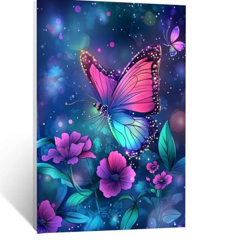 Malen Nach Zahlen Erwachsene Schmetterling Malen Nach Zahlen Kinder Tier mit Pinsel und Wasserdicht Leinwand Acrylfarben Set, Diy Set Erwachsene Bilder 40x30 cm für Zimmer Deko Geschenke LSJ-0948 Malen Nach Zahlen Erwachsene Schmetterling Malen Nach Zahlen Kinder Tier mit Pinsel und Wasserdicht Leinwand Acrylfarben Set, Diy Set Erwachsene Bilder 40x30 cm für Zimmer Deko Geschenke LSJ-0948 von LUESSJAO