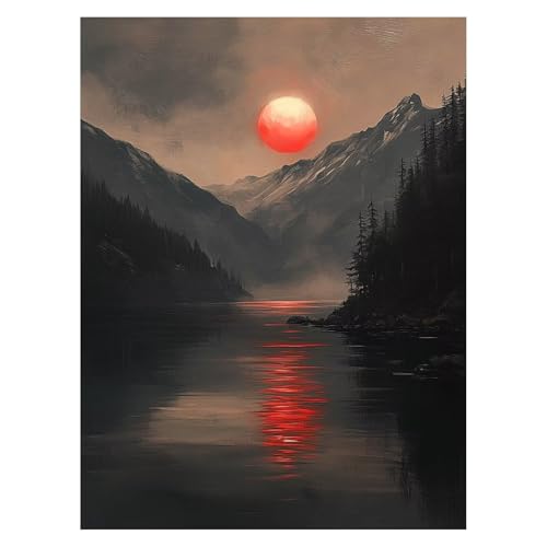 Sonnenuntergang Malen Nach Zahlen Erwachsene, Malen Nach Zahlen auf Leinwand mit Pinsel und Acrylfarben 95 x 70CM DIY Basteln Erwachsene Leinwand Bilder Landschaft für WandDeko Wohnzimmer LSJ-6986 Sonnenuntergang Malen Nach Zahlen Erwachsene, Malen Nach Zahlen auf Leinwand mit Pinsel und Acrylfarben 95 x 70CM DIY Basteln Erwachsene Leinwand Bilder Landschaft für WandDeko Wohnzimmer LSJ-6986 von LUESSJAO