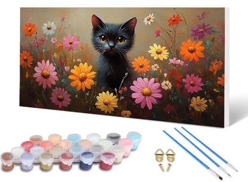 Malen Nach Zahlen Katze Malen Nach Zahlen Erwachsene Chrysantheme 30 x 60 cm, DIY Paint by Numbers Bastelset Erwachsene Anfänger mit 3 Pinsel und Acrylfarben & Leinwand für Wanddeko -lsy2506A515 Malen Nach Zahlen Katze Malen Nach Zahlen Erwachsene Chrysantheme 30 x 60 cm, DIY Paint by Numbers Bastelset Erwachsene Anfänger mit 3 Pinsel und Acrylfarben & Leinwand für Wanddeko -lsy2506A515 von LUESUAYN