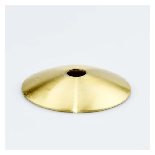 2 teile/los 40~180mm Lampensockel Lampenschirm Tablett Metallkappe Lichtbogenabdeckung Reines Kupfer Messing Kappe Fliegende Untertasse Beleuchtung Zubehör (Body Color : 160mm) von Mmgolhx