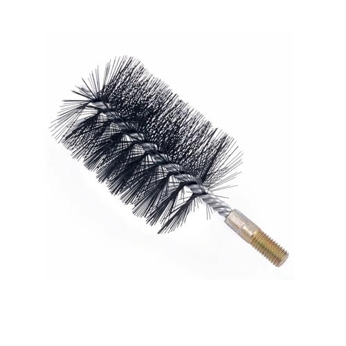 LUFAA 1Pc Metallgriff Drahtbürste 19-200mm Rohrreinigungsbürste Edelstahldraht Rohr Rohrreinigung Schornsteinbürste M12 Gewinde (Size : 65mm) von LUFAA