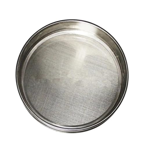 LUFAA Laborstandard-Analysensieb 10-100 Mesh 304 Edelstahl 20 cm Experimentelle Inspektionssiebe 1 Stück Sieb for traditionelle chinesische Medizin (Color : 100 Mesh) von LUFAA