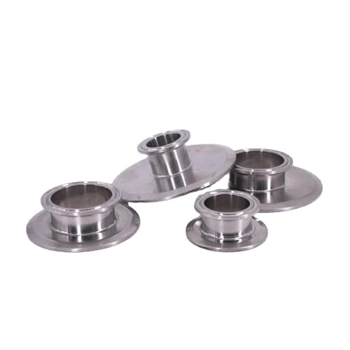 LUFAA Tri-Clamp-Reduzierstück 1,5"; 2";2,5"; 3";3,5"; 4";Endkappe mit kurzem Flansch zur Reduzierung des Außendurchmessers von SUS 304 Edelstahl Wohnaccessoires 1pc (Color : 119mm-91mm) von LUFAA