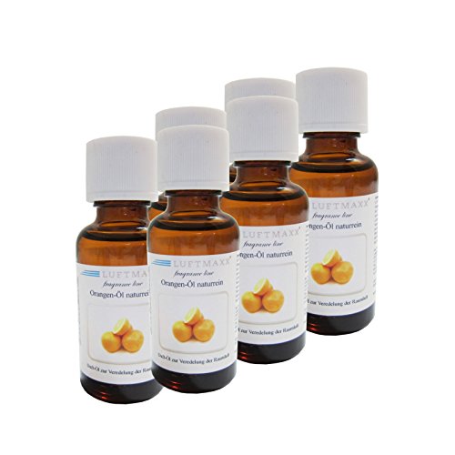 LUFTMAXX 6 x Duftöl Orange naturrein je 30 ml für Staubsauger mit Wasserfilter Wasserstaubsauger,Lufterfirscher Duftlampen, Diffusoren LUFTMAXX 6 x Duftöl Orange naturrein je 30 ml für Staubsauger mit Wasserfilter Wasserstaubsauger,Lufterfirscher Duftlampen, Diffusoren von LUFTMAXX