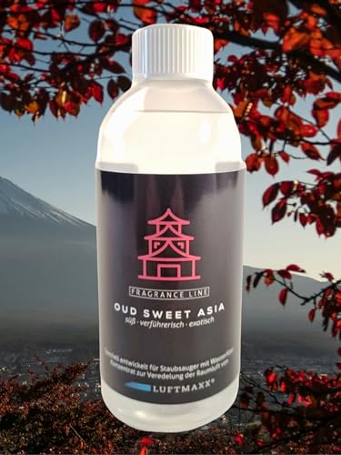 LUFTMAXX Duftstoff OUD SWEET ASIA für Staubsauger mit Wasserfilter, AKTION 3 Produkte kaufen - 1x Duft gratis ! Lufterfrischer, Diffusoren, Ball Luftreiniger, Blow, Bowl 500ml MADE IN GERMANY von LUFTMAXX