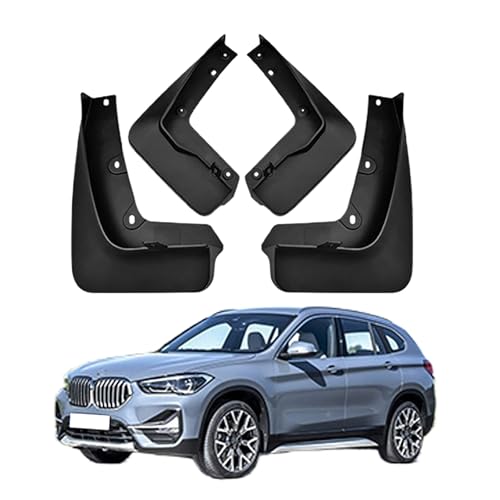 LUGIWN Schmutzfänger für BMW X1 F48 2016-2022, Spritzschutz Kotflügel, Fahrzeug vorne und hinten Spritzschutz Protection ZubehöR von LUGIWN