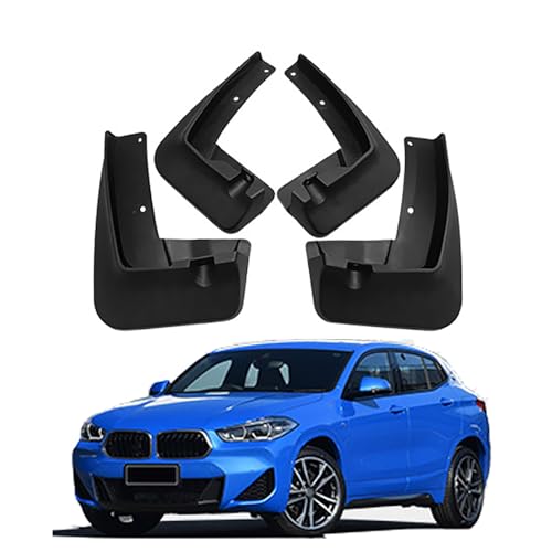 LUGIWN Schmutzfänger für BMW X2 F39 2018-, Spritzschutz Kotflügel, Fahrzeug vorne und hinten Spritzschutz Protection ZubehöR von LUGIWN