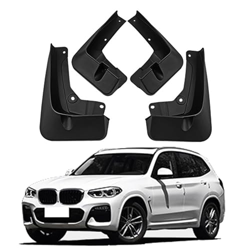 LUGIWN Schmutzfänger für BMW X3 2018-, Spritzschutz Kotflügel, Fahrzeug vorne und hinten Spritzschutz Protection ZubehöR von LUGIWN