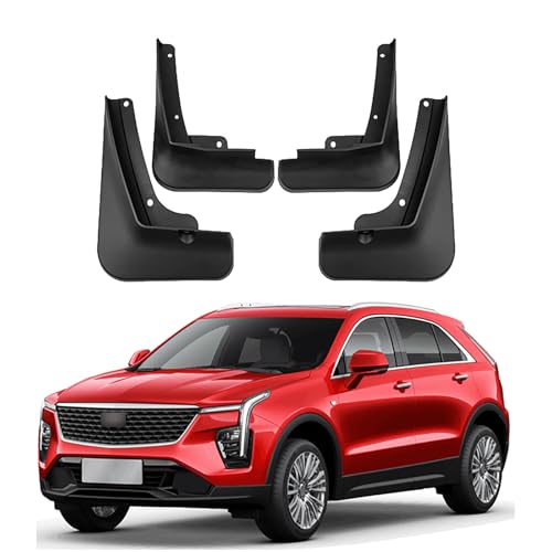 LUGIWN Schmutzfänger für Cadillac XT4 2024, Spritzschutz Kotflügel, Fahrzeug vorne und hinten Spritzschutz Protection ZubehöR von LUGIWN