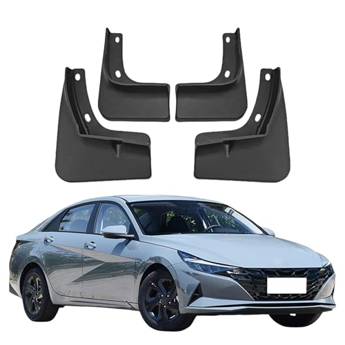 LUGIWN Schmutzfänger für Hyundai Elantra 2021-2022, Spritzschutz Kotflügel, Fahrzeug vorne und hinten Spritzschutz Protection ZubehöR von LUGIWN
