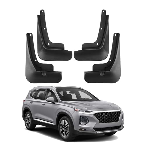 LUGIWN Schmutzfänger für Hyundai Santa Fe 2019-2023, Spritzschutz Kotflügel, Fahrzeug vorne und hinten Spritzschutz Protection ZubehöR LUGIWN Schmutzfänger für Hyundai Santa Fe 2019-2023, Spritzschutz Kotflügel, Fahrzeug vorne und hinten Spritzschutz Protection ZubehöR von LUGIWN