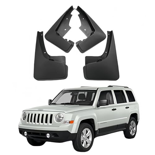 LUGIWN Schmutzfänger für Jeep Patriot 2011-2016, Spritzschutz Kotflügel, Fahrzeug vorne und hinten Spritzschutz Protection ZubehöR von LUGIWN