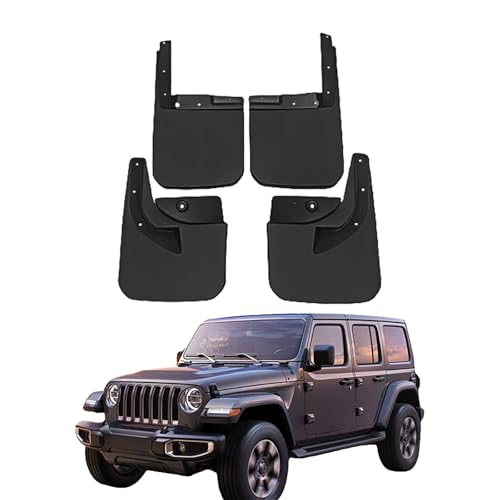LUGIWN Schmutzfänger für Jeep Wrangler JL 2019-2022, Spritzschutz Kotflügel, Fahrzeug vorne und hinten Spritzschutz Protection ZubehöR LUGIWN Schmutzfänger für Jeep Wrangler JL 2019-2022, Spritzschutz Kotflügel, Fahrzeug vorne und hinten Spritzschutz Protection ZubehöR von LUGIWN