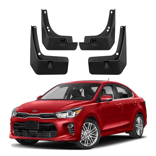 LUGIWN Schmutzfänger für Kia K2 Rio 2017-2023, Spritzschutz Kotflügel, Fahrzeug vorne und hinten Spritzschutz Protection ZubehöR von LUGIWN