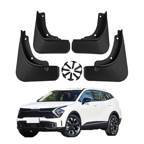 LUGIWN Schmutzfänger für Kia Sportage 2023, Spritzschutz Kotflügel, Fahrzeug vorne und hinten Spritzschutz Protection ZubehöR von LUGIWN