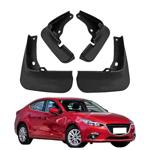 LUGIWN Schmutzfänger für Mazda 3 BM BN Angkesaila 2014-2018, Spritzschutz Kotflügel, Fahrzeug vorne und hinten Spritzschutz Protection ZubehöR von LUGIWN