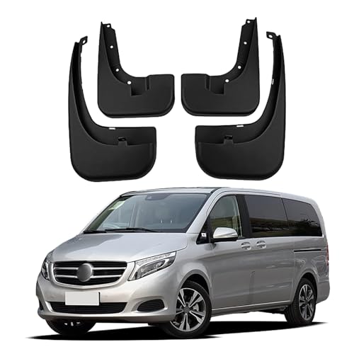 LUGIWN Schmutzfänger für Mercedes-Benz V-Class 2016-2020, Spritzschutz Kotflügel, Fahrzeug vorne und hinten Spritzschutz Protection ZubehöR von LUGIWN