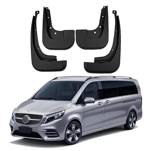 LUGIWN Schmutzfänger für Mercedes-Benz V Class Sports Extended Edition 2021, Spritzschutz Kotflügel, Fahrzeug vorne und hinten Spritzschutz Protection ZubehöR von LUGIWN