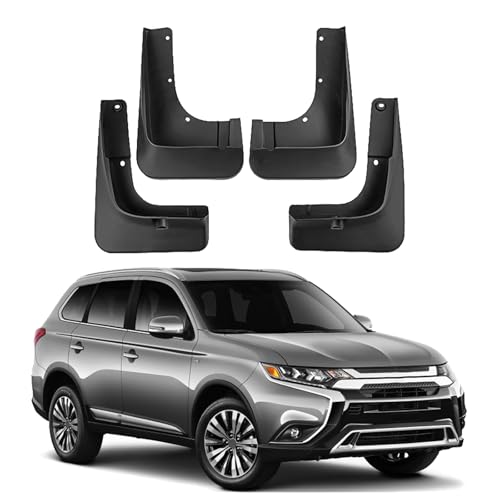 LUGIWN Schmutzfänger für Mitsubishi Outlander 2015-2020, Spritzschutz Kotflügel, Fahrzeug vorne und hinten Spritzschutz Protection ZubehöR von LUGIWN