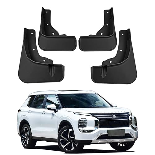 LUGIWN Schmutzfänger für Mitsubishi Outlander 2023, Spritzschutz Kotflügel, Fahrzeug vorne und hinten Spritzschutz Protection ZubehöR von LUGIWN