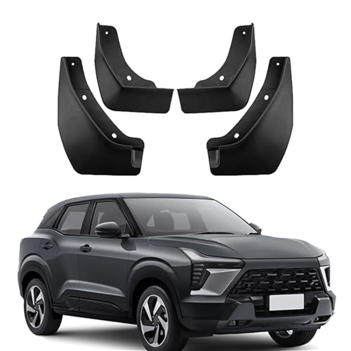LUGIWN Schmutzfänger für Mitsubishi X-Force 2024, Spritzschutz Kotflügel, Fahrzeug vorne und hinten Spritzschutz Protection ZubehöR von LUGIWN