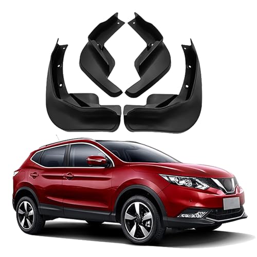 LUGIWN Schmutzfänger für Nissan Qashqai 2015-2021, Spritzschutz Kotflügel, Fahrzeug vorne und hinten Spritzschutz Protection ZubehöR von LUGIWN