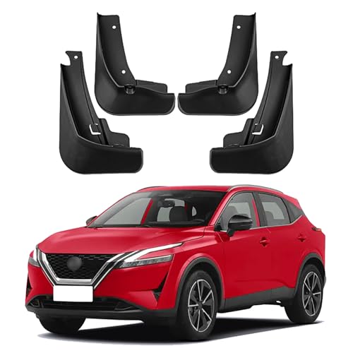 LUGIWN Schmutzfänger für Nissan Qashqai 2023, Spritzschutz Kotflügel, Fahrzeug vorne und hinten Spritzschutz Protection ZubehöR von LUGIWN