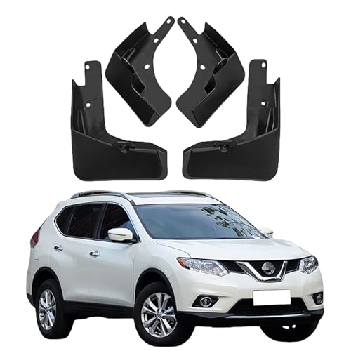 LUGIWN Schmutzfänger für Nissan X-Trail 2014-2020, Spritzschutz Kotflügel, Fahrzeug vorne und hinten Spritzschutz Protection ZubehöR von LUGIWN