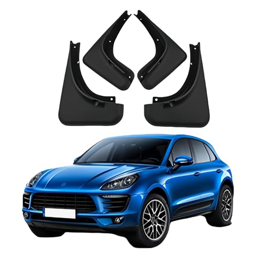 LUGIWN Schmutzfänger für Porsche Macan 2014-, Spritzschutz Kotflügel, Fahrzeug vorne und hinten Spritzschutz Protection ZubehöR von LUGIWN