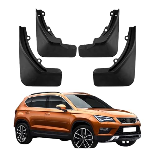 LUGIWN Schmutzfänger für SEAT Ateca 2016-2023, Spritzschutz Kotflügel, Fahrzeug vorne und hinten Spritzschutz Protection ZubehöR von LUGIWN