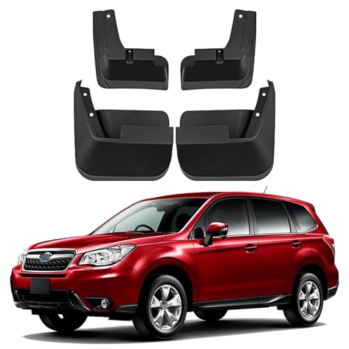 LUGIWN Schmutzfänger für Subaru Forester 2013-2018 Small Edition, Spritzschutz Kotflügel, Fahrzeug vorne und hinten Spritzschutz Protection ZubehöR von LUGIWN