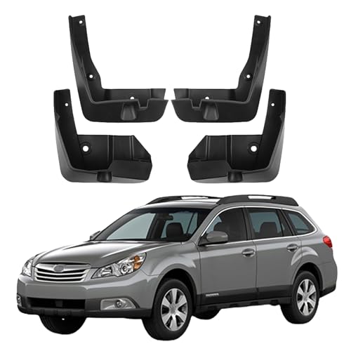 LUGIWN Schmutzfänger für Subaru Outback 2010-2014, Spritzschutz Kotflügel, Fahrzeug vorne und hinten Spritzschutz Protection ZubehöR von LUGIWN