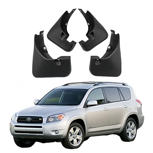 LUGIWN Schmutzfänger für Toyota RAV4(2.4L) 2006-2012, Spritzschutz Kotflügel, Fahrzeug vorne und hinten Spritzschutz Protection ZubehöR von LUGIWN