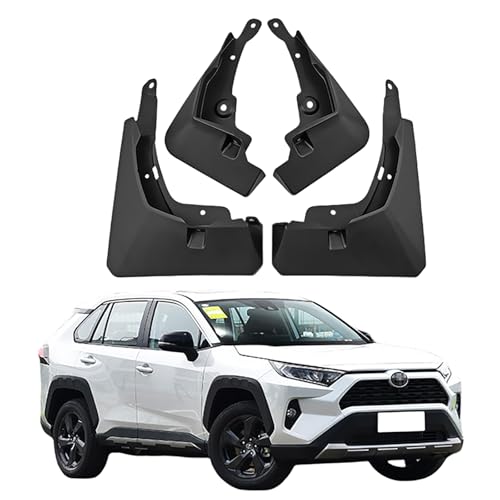LUGIWN Schmutzfänger für Toyota RAV4 2000-2022 (with Pedals), Spritzschutz Kotflügel, Fahrzeug vorne und hinten Spritzschutz Protection ZubehöR von LUGIWN