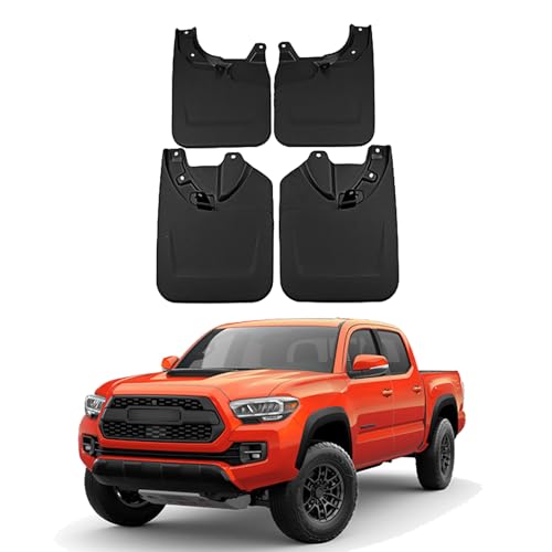 LUGIWN Schmutzfänger für Toyota Tacoma 2022-2023, Spritzschutz Kotflügel, Fahrzeug vorne und hinten Spritzschutz Protection ZubehöR von LUGIWN