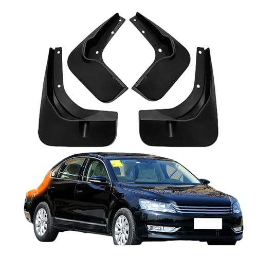 LUGIWN Schmutzfänger für Volkswagen Passat 2011-2018, Spritzschutz Kotflügel, Fahrzeug vorne und hinten Spritzschutz Protection ZubehöR von LUGIWN