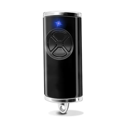 1PCS LUIRSAY Ersatz Handsender für Hörmann 4511736, 4 Kanal Fernbedienung 868,3 BS MHz Kompatibel mit Hörmann HSM4 HSE2 HS1 HS4 HSZ1 HSZ2, Schwarz von LUIRSAY