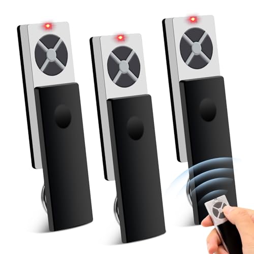 3Pcs Handsender Kompatibel mit Chamberlain, Fernbedienung für Chamberlain 4 Kanal 433.92 MHz, Garagentorantrieb für TX2EV TX4EV TX2EVS TX4EVS TX2REV TX4REV TX4UNI TX4UNI TX4RUNI TX4UNIS von LUIRSAY