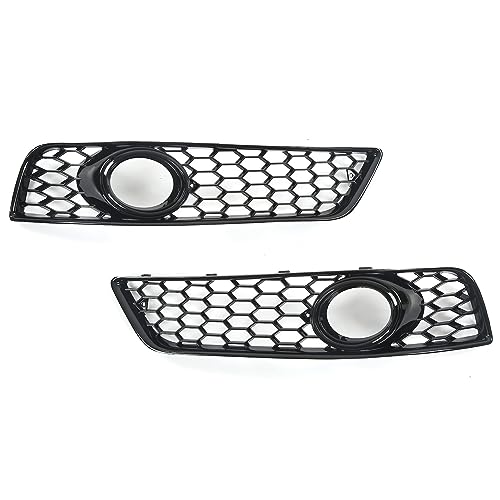 LUISAS Nebelscheinwerfer Gitter für Audi A3 8P 2009 2010 2011 8P0807682D,Vorne Links Rechts Unteren Stoßstange Nebelscheinwerfer Grill Abdeckung Trim von LUISAS