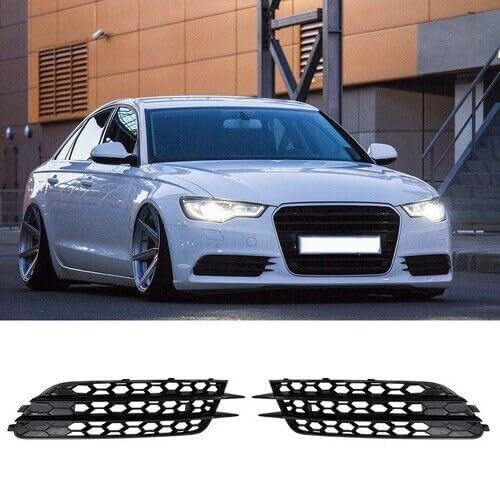 LUISAS Nebelscheinwerfer Gitter für Audi A6 C7 2012 2013 2014 2015,Vorne Links Rechts Unteren Stoßstange Nebelscheinwerfer Grill Abdeckung Trim von LUISAS