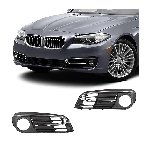 LUISAS Nebelscheinwerfer Gitter für BMW 5 Series F10 F11 Sedan 2014 2015 2016,Vorne Links Rechts Unteren Stoßstange Nebelscheinwerfer Grill Abdeckung Trim von LUISAS