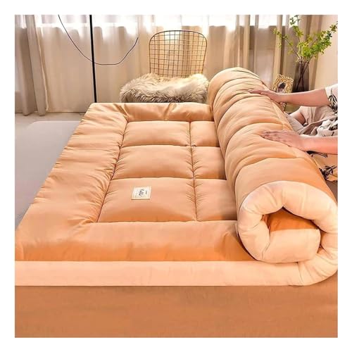 LUIVZD Twin Japanese Floor Mattress Futon Mattress - Full Extra Thicken Tatami Mattress for Adults, Foldable Mattress for Camping Guest (Color : D, Size : 150X200CM) von LUIVZD