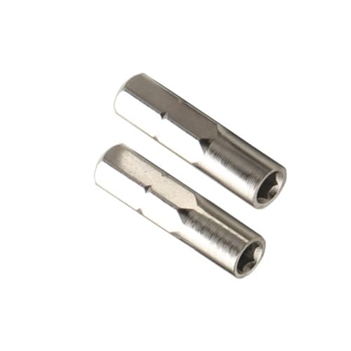 2 x Sechskantschaft-Adapter, konvertiert 6,35 mm 1/4 Zoll auf 4 mm Bit-Steckschlüsselhalter, Schraubendreher-Einsätze, Bit-Adapter, Konverter, Schraubendreher 2 x Sechskantschaft-Adapter, konvertiert 6,35 mm 1/4 Zoll auf 4 mm Bit-Steckschlüsselhalter, Schraubendreher-Einsätze, Bit-Adapter, Konverter, Schraubendreher von LUJIAXI